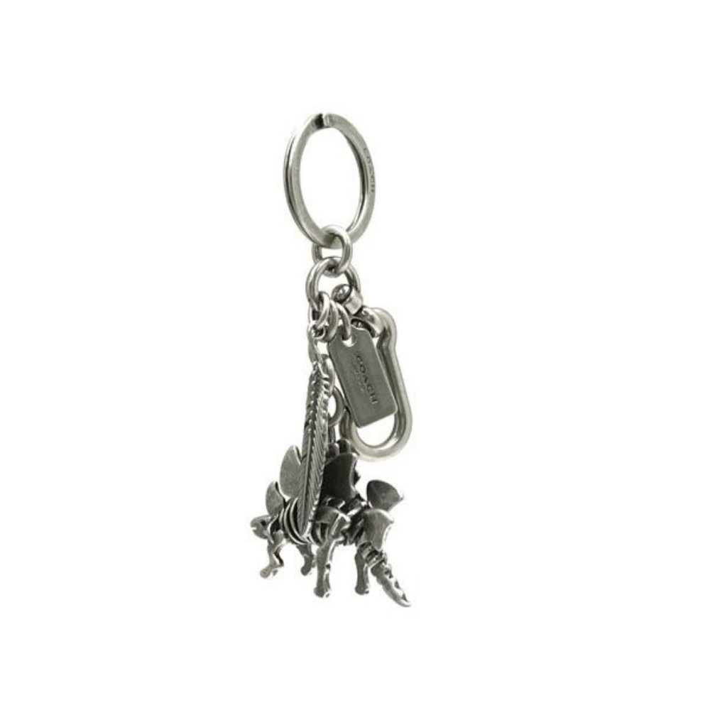 Coach Steggy Dinosaur Bag Charm Metal RARE! - Picture 3 of 5